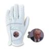 Scale Wear Design Trump Mugshot Golf Gloves Mens - Cabretta Leather Golf Gloves with Donald Trump Mugshot Ball Marker and Hat Clip Shocker view 1