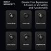 WMBYY Smart Watch with Heart Rate, Blood Oxygen, Blood Pressure and Sleep Tracker, 24 Sports Mode, 5 ATM Water Resistant, 304 Stainless Steel, Fitness Watch - Black view 3