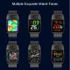 WMBYY Smart Watch with Heart Rate, Blood Oxygen, Blood Pressure and Sleep Tracker, 24 Sports Mode, 5 ATM Water Resistant, 304 Stainless Steel, Fitness Watch - Black view 4