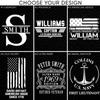 HomeWetBar Personalized 50 Cal Ammo Can with US Flag Design Custom Ammo Can Organizer view 2