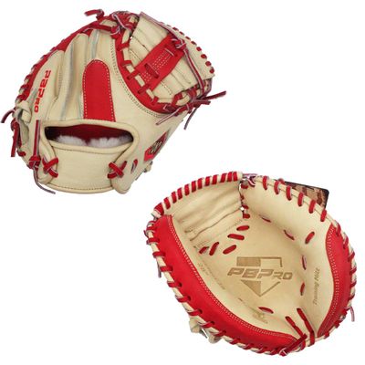 Proven Brand PBPRO Elite Baseball Catcher's Training Gloves 28 & 29 (28", Right Hand Throw)