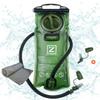Zee Best Hygienic Hydration Bladder, (3L) Hygienic Features: Easy-to Clean, Dual Wide Openings, Multiple Mouthpieces w/ Quick-Connect, BPA-Free, Leakproof - Hiking, Cycling, Skiing or Camping (1.5L) view 1