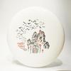 Discraft Fright Flight Glow Ultrastar 2023, 175 Gram Ultimate Frisbee Flying Disc, Halloween Stamp Design Glow Disc w/Black and Red Stamp view 3