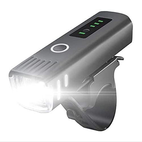 Bike Light Set Smart Sensor, Rechargeable Bicycle Lights with LED Power Display,Waterproof Bicycle LED Front Light Cycling Lights for Road & Mountain- Easy to Fit
