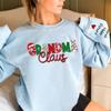 LASFOUR Personalized Grandma Christmas Sweatshirts with Grandkids Names, Customized Grandma Crewneck Sweatshirt for Women view 2