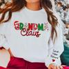 LASFOUR Personalized Grandma Christmas Sweatshirts with Grandkids Names, Customized Grandma Crewneck Sweatshirt for Women view 3