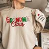 LASFOUR Personalized Grandma Christmas Sweatshirts with Grandkids Names, Customized Grandma Crewneck Sweatshirt for Women view 4