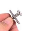 AONTOKY 8Pcs Stainless Steel Kayak Rail Track Screw Nuts Tie Down Mount Eyelet Rail Mounting Accessories Screws for Kayaks Canoe Boats view 4