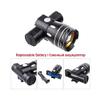 Bike Headlight, Super Bright 2000 Lumen XML-T6 Bicycle Headlight USB Rechargeable Bike Front Light Waterproof Adjustable Focus Bike Light 3 Light Modes Cycling Light for Night Safety Riding view 4