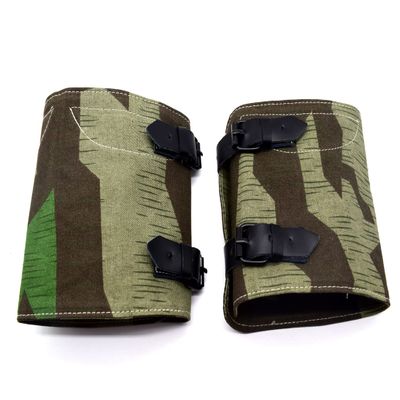 CLAYHU WWII German Leggings Puttee Gaiters Splinter Camo Color Replica