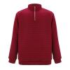 ZYXTIM Mens Corduroy Shirts 1/4 Button Up Long Sleeve Henley Shirts Waffle Stand Collar Ribbed T-Shirts Fashion Casual Polo Sweatshirts Plus Size view 2