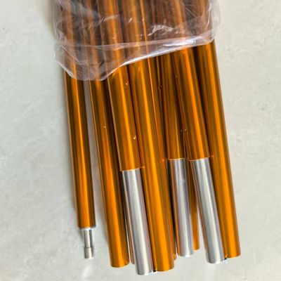 Aluminium Tent Pole Tent Rod Replacement Accessories Tent Bar Tent Building Supporting Rod Awning Frames Kit for Hiking Camping 11mm (11mmx17.97ft)