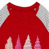 Plus Size Christmas T Shirt Women Xmas Leopard Plaid Trees Print Tees Casual Long Sleeve Holiday Shirts Top (Red9, 4X-Large) view 4