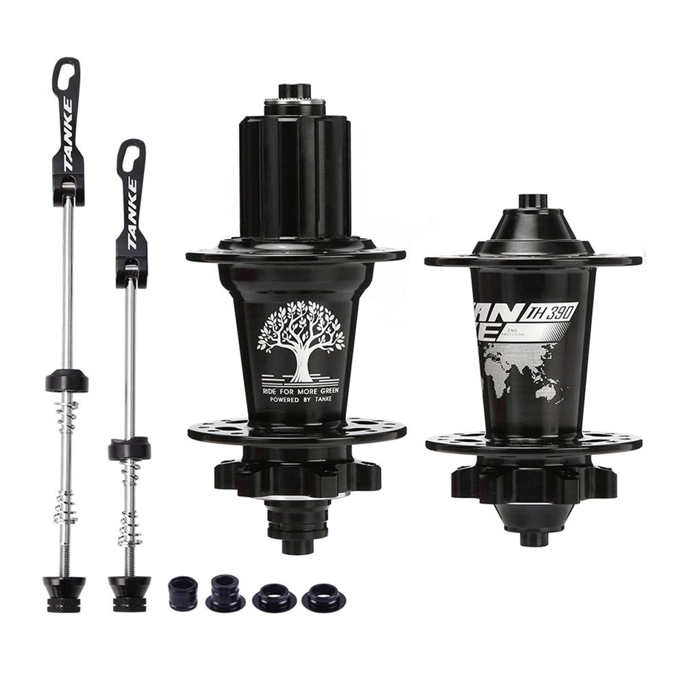 ADBEN Bike Hub Mountain Bike Bicycle Front & Rear Hub Set 36 Holes 6 Bearings with Quick Release