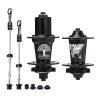 ADBEN Bike Hub Mountain Bike Bicycle Front & Rear Hub Set 36 Holes 6 Bearings with Quick Release