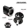 ADBEN Bike Hub Mountain Bike Bicycle Front & Rear Hub Set 36 Holes 6 Bearings with Quick Release view 3