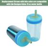 4pcs Replacement Straws with Bite Valve for Zak Designs Kelso 15 oz, with 1 Cleaning Brush Reusable Kids Cup Replacement Straws Accessory for Zak, BPA-Free (Light Green) view 3
