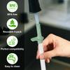 4pcs Replacement Straws with Bite Valve for Zak Designs Kelso 15 oz, with 1 Cleaning Brush Reusable Kids Cup Replacement Straws Accessory for Zak, BPA-Free (Light Green) view 4