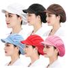 6 Pieces Chef Hat Adjustable Elastic Kitchen Cooking Baker Chef Cap Food Service Hair Nets Cap for Adult view 1