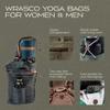 WRASCO Yoga Mat Bag | Large Canvas Bag and Carrier Fits All Your Yoga Accessories | Backpack, Mat Carrier, Gift | Color Mocha view 2