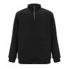 ZYXTIM Mens Corduroy Shirts 1/4 Button Up Long Sleeve Henley Shirts Waffle Stand Collar Ribbed T-Shirts Fashion Casual Polo Sweatshirts Plus Size view 2