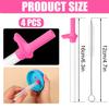 4pcs Replacement Straws with Bite Valve for Zak Designs Kelso 15 oz, with 1 Cleaning Brush Reusable Kids Cup Replacement Straws Accessory for Zak, BPA-Free (Pink) view 2