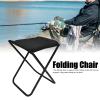 Xcello Outdoor Camping Stool,Portable Folding Stool,with Storage Bag Strong Toughness Dirt Resistant and Durable for Adults Fishing Hiking(S-Black) view 4