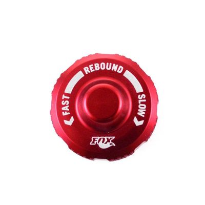 FOX Factory FOX Damping Adjuster Part Rebound Knob, Float DPX2, Red
