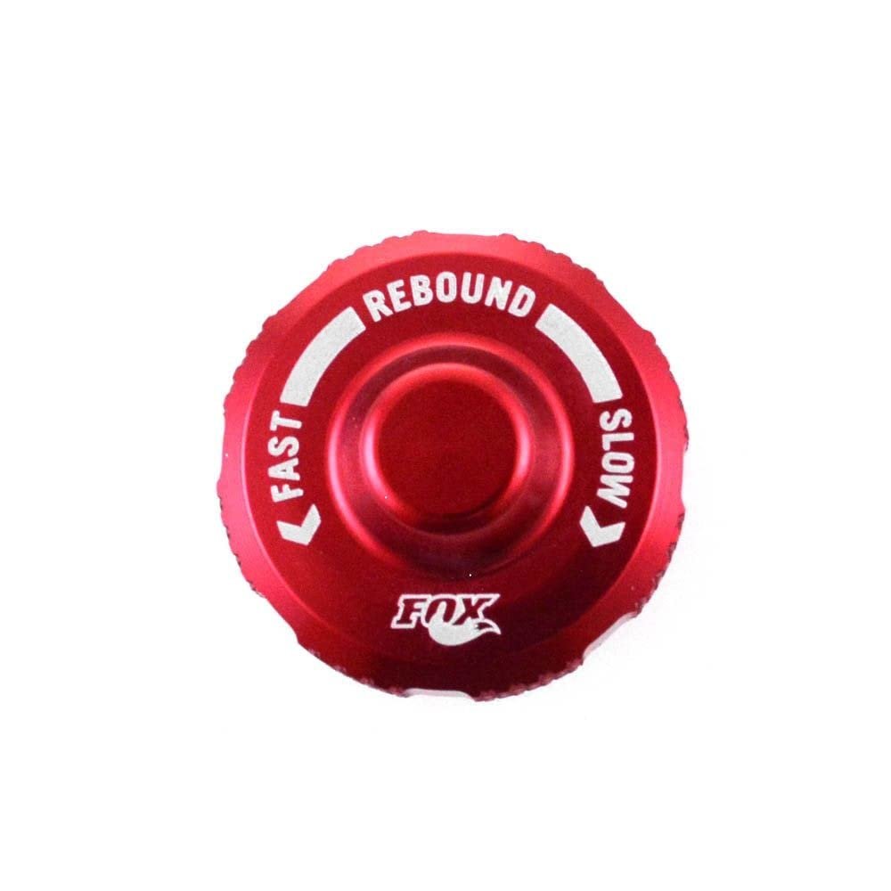 FOX Factory FOX Damping Adjuster Part Rebound Knob, Float DPX2, Red