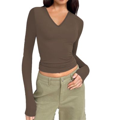Women's Lightweight Base Layer Tops Shirts Fall Winter Fashion Basic Layering Slim Fit St Thermal Under Shirt for Women 2025