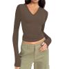 Women's Lightweight Base Layer Tops Shirts Fall Winter Fashion Basic Layering Slim Fit St Thermal Under Shirt for Women 2025 view 1