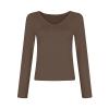 Women's Lightweight Base Layer Tops Shirts Fall Winter Fashion Basic Layering Slim Fit St Thermal Under Shirt for Women 2025 view 4