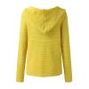 Akivide Women Button Down Hooded Cardigan Sweater Oversized Trendy Long Sleeve Solid Knitted Outwear Coat Plus Size with Pocket view 4