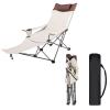 Outdoor Portable Garden Chair, Lightweight Design Lounger Seat With Cup Holder, Beach Chair, Ideal For Camping, Fishing, Parties, Folding Chair For Sitting And Reclining, Oxford Fabric, 2 Pieces Outdo view 1