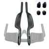 Joxvizx Carbon Bicycle TT Arm Rest Handlebar Aero Bars Extension Triathlon Trial Bike Bar Ends Cycling Bullhorn Handlebar Parts 22.2mm for Road TT Bike,Fixed Gear,Racing bike-Black Matt (No Hole) view 1