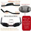Joxvizx Carbon Bicycle TT Arm Rest Handlebar Aero Bars Extension Triathlon Trial Bike Bar Ends Cycling Bullhorn Handlebar Parts 22.2mm for Road TT Bike,Fixed Gear,Racing bike-Black Matt (No Hole) view 2