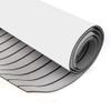 Eva Foam Boat Flooring, Boat Decking Sheet Faux Teak Marine Mat Marine Carpet Non-Slip Self-Adhesive Flooring for Motorboat RV Yacht Kayak Swim Platform (94.5" x 35.4", Gray with Black Seam Lines) view 1
