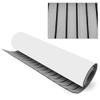 Eva Foam Boat Flooring, Boat Decking Sheet Faux Teak Marine Mat Marine Carpet Non-Slip Self-Adhesive Flooring for Motorboat RV Yacht Kayak Swim Platform (94.5" x 35.4", Gray with Black Seam Lines) view 4
