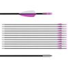 LWANO 31" Training Arrows-Archery Practice Target Arrows for Kids Youth or Beginners with Durable Shaft on Recurve Bow Compound Bow and Longbow view 1