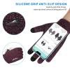 Achiou Winter Gloves, Glove for Men Women, Upgraded Touch Screen Texting Warm Running with Thermal Soft Knit Lining view 3