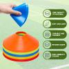 35/65/105 Pack Agility Soccer Cones for Training, Reusable Sports Cones for Drills with Mesh Bag, Training Cones for Soccer Practice, Football, Basketball - Disc Cones Training Equipment5 Color view 3