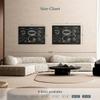 ElephantStock Sports Balls Compilation BW Patent Canvas - 1 Panel Patent Wall Art Decor - Sports Decorations for Boys Room - Wall Art and Office Decor - 48" X 32" view 4