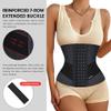 KIMIKAL Women Waist Trainer Corset Belt: Under Clothes Sport Tummy Control Long Torso Shapewear BLACK 4XLarge view 2