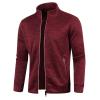 Sunaei Men's Track Jackets Lightweight Full Zip Tops Casual Slim Fit Coat Workout Running Athletic Active Jacket With Pockets view 2