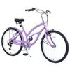 L-TWOO Beach Cruiser Bike 26inch Wheel Bike 7 Speed Cruiser Bicycle V-Brake Comfortable Commuter Bike for Women Men Senior (Purple) view 1