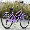 L-TWOO Beach Cruiser Bike 26inch Wheel Bike 7 Speed Cruiser Bicycle V-Brake Comfortable Commuter Bike for Women Men Senior (Purple) view 4
