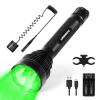 LUMENSHOOTER S20G Hunting Light, 2000Lumens Extremely Bright Predator Light Green Flashlight, Green Light for Hunting Deers, Coyotes, Coons, Hogs, Varmints view 1