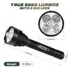 LUMENSHOOTER S20G Hunting Light, 2000Lumens Extremely Bright Predator Light Green Flashlight, Green Light for Hunting Deers, Coyotes, Coons, Hogs, Varmints view 3