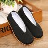 Auhoho Boys Girls Chinese Traditional Old Beijing Shoes Martial Art Kung Fu Tai Chi Shoes 6.5 Toddler Black view 2