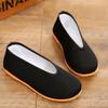 Auhoho Boys Girls Chinese Traditional Old Beijing Shoes Martial Art Kung Fu Tai Chi Shoes 6.5 Toddler Black view 3